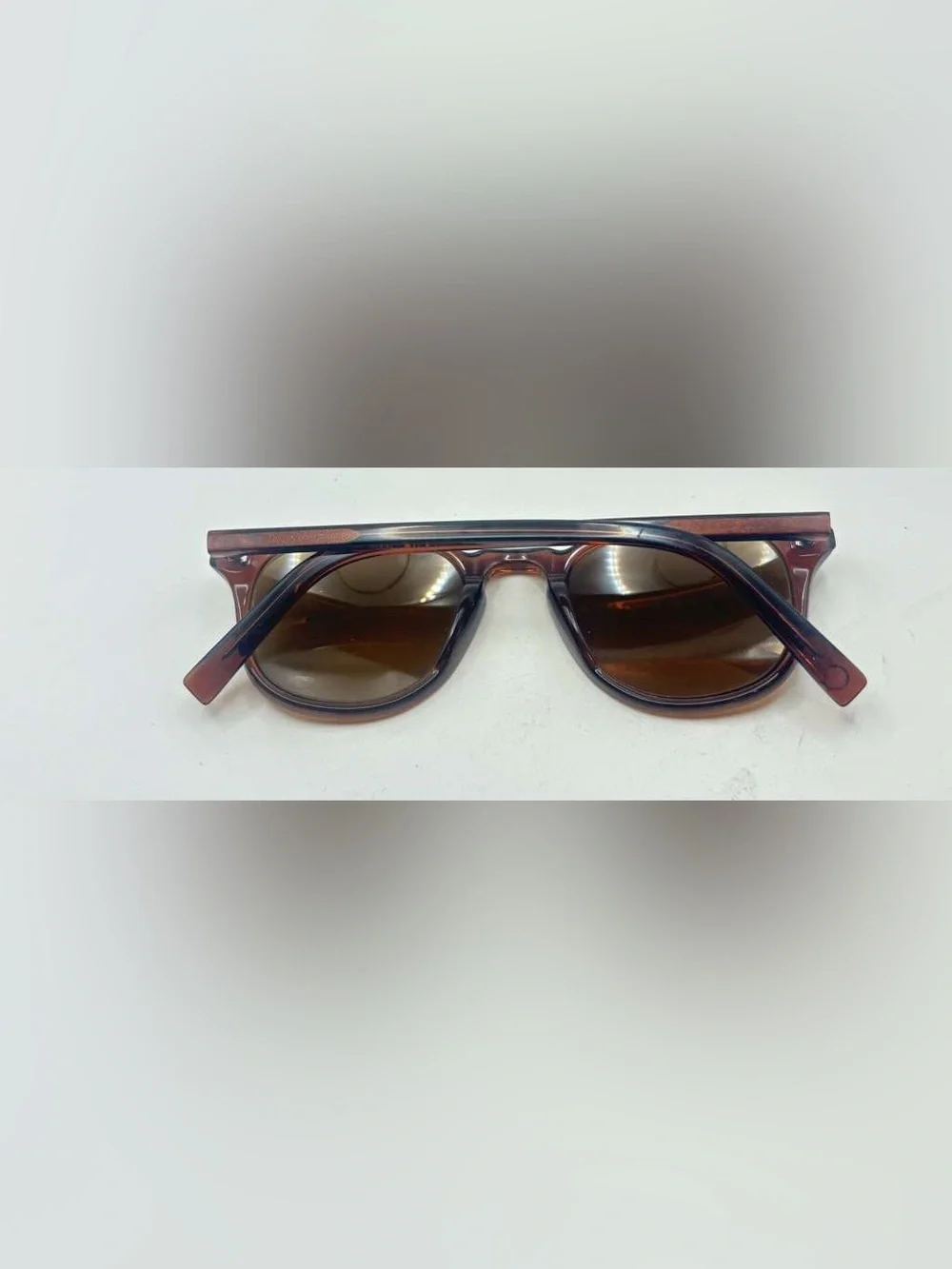 Warby Parker Downing 611 Brown Oval Sunglasses Frames Only
